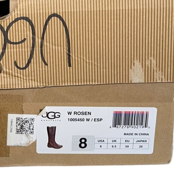 UGG Rosen Expresso Riding boot, round toe, mid- calf. Size 8 GUC with box - Picture 9 of 14